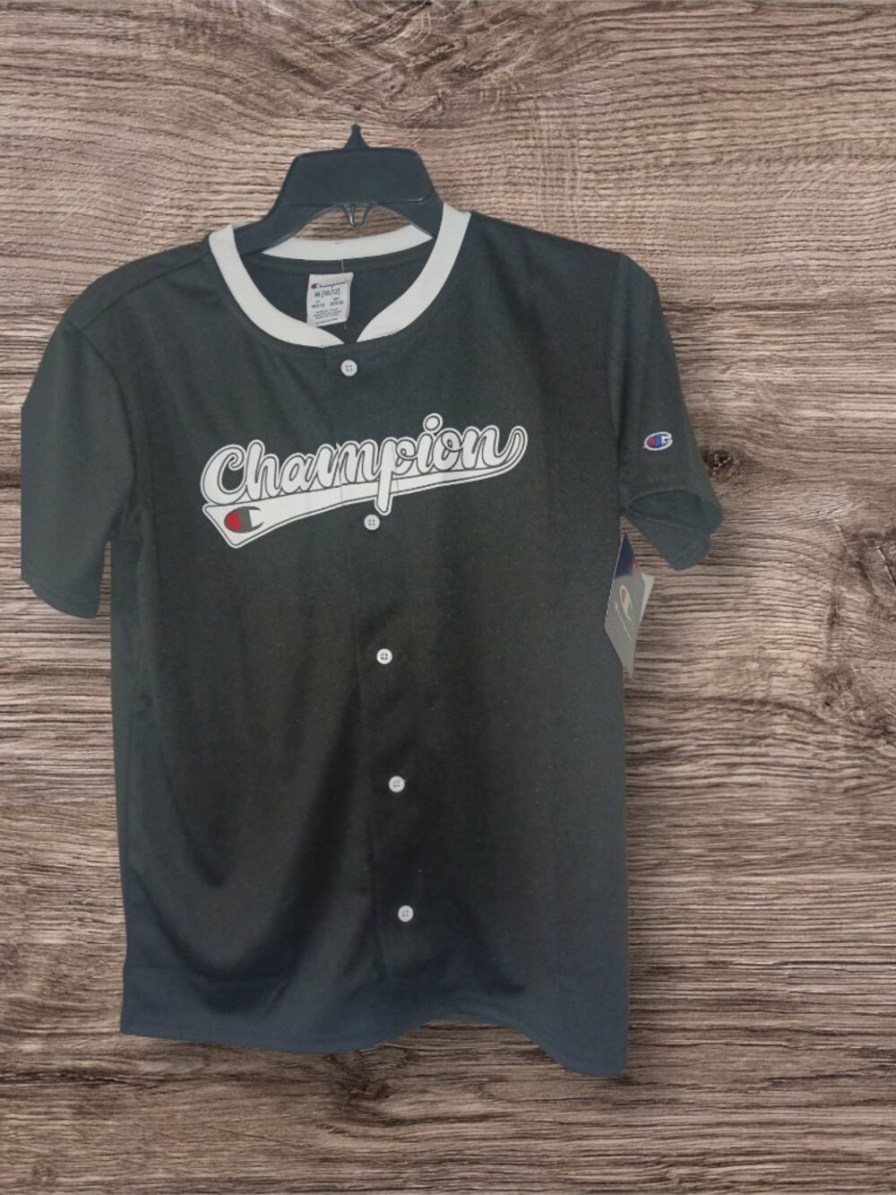 Champion Youth Baseball Jersey Shirt - Size M (10/12)